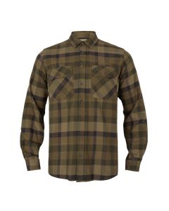 Härkila Asmund Overhemd Lange Mouw Beech green check