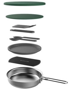 Stanley Adventure All-In-One Fry Pan Set – 9-delige pannenset