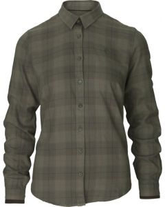 Seeland Range Lady shirt Pine green check