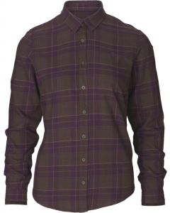 Seeland Range Lady shirt Java check