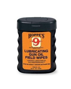 Hoppes 9 lubricating gun oil field wipes