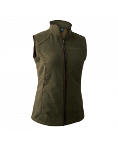 Deerhunter Lady Josephine Fleece Waistcoat Graphite Green