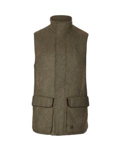 Harkila Kenmore Waistcoat Terragon Forest green/Herringbone