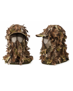 Karoe Leafy Camo Facemask Cap Woodland