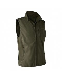 Deerhunter Gamekeeper Bonded Fleece Waistcoat - Graphite Green