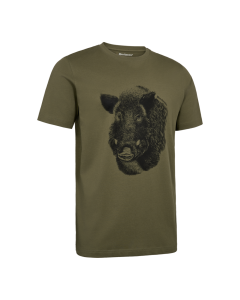 8691 Deerhunter Jaxon Heren T-shirt  Glen Green