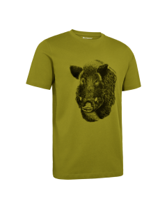 8691 Deerhunter Jaxon Heren T-shirt korte mouw Wild Moss
