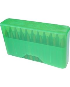 24J-20-M-16 MTM Case Gard Slip-Top Ammo Box 20 Round 22-250 243 Win 7.62x39 Clear Green