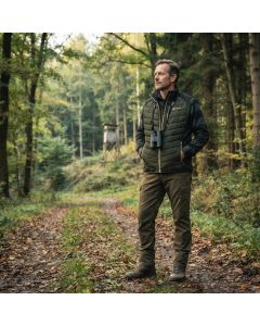 4570 Deerhunter Moor Padded Waistcoat Forest Ember