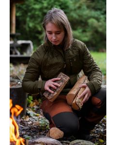 5543-361Deerhunter Lady Mossdale Quilted Jacket- Forest Green
