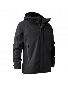 5430-999 Deerhunter Sarek Shell Jacket with hood- Black