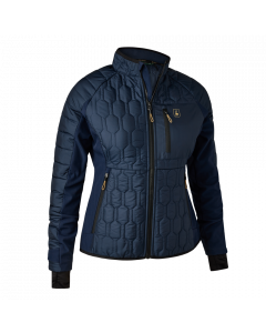 5543-785 Deerhunter Lady Mossdale Quilted Jacket- Dress Blue