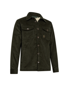 5645-393 Deerhunter Sherpa Gevoerde Corduroy Jas Timber