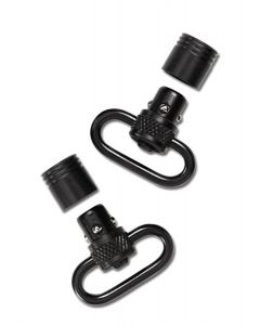 Uncle Mikes push button swivels  QD100, geen schroef, 1 inch, blued