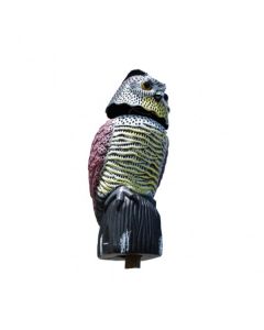 Oehoe met bewegende kop 16x42cm