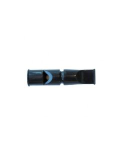 Dubbel fluit enkel-rol zwart mini