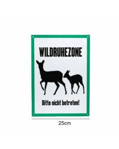 Signaalbord aluminium „Wildruhezone“ 