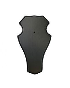 Gewei/ reeplank BUDGET eiken bruin maat 22x13x1,8cm incl. dubbele kaakuitsparing rond 5 stuks