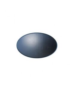 Geweiplank ovaal 19x12cm 1.8cm zwart