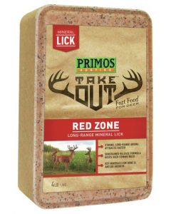 TAKE OUT RED ZONE MINERAL LICK 4 LB BLOCK