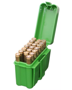 24RS-20-10 MTM Case Gard Ammo Box 20 Round Belt Style 223 204 Ruger 6x47 Forest Green
