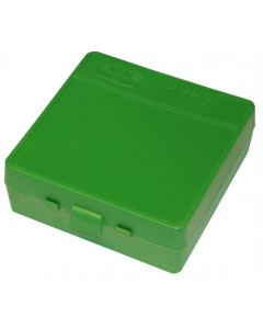 24P-100-44-10 MTM Case Gard Ammo Box 100 Round Flip-Top 41 44 45 LC Green