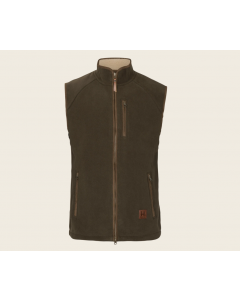 Härkila Sandhem sherpa fleece waistcoat Willow green