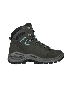 Lowa RENEGADE EVO GTX Hoge Wandelschoen Dames Small Asphalt/Turqoise