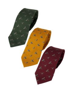 Jack Pyke Pheasant Silk Tie