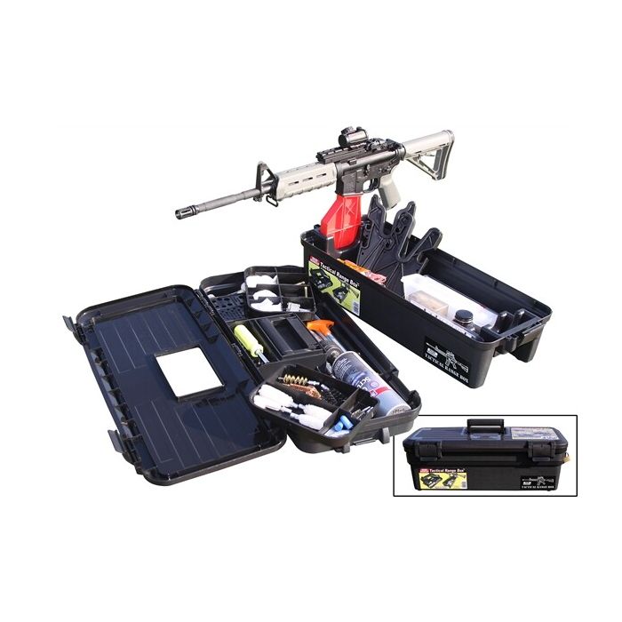 MTM Case Gard Tactical Range Box for regular & tactical rifle Black ...